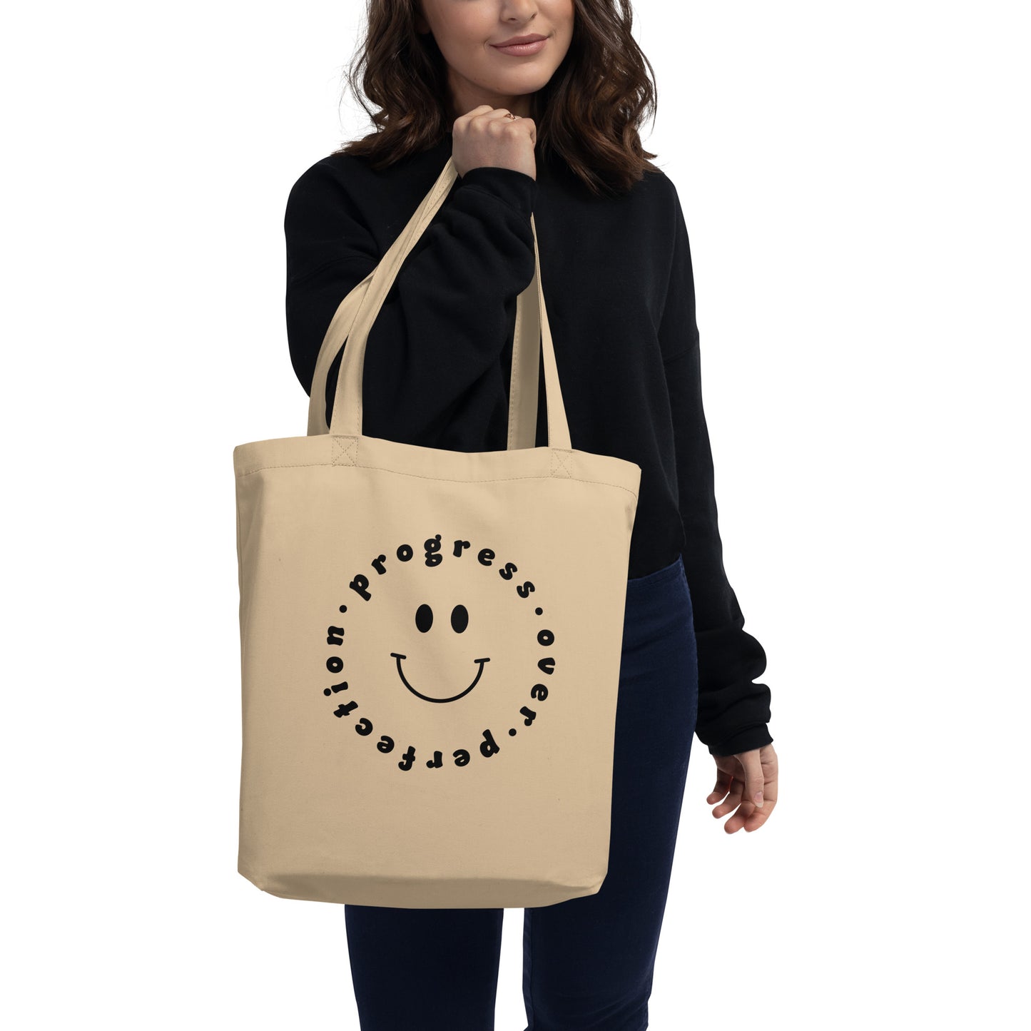 Progress Over Perfection Eco Tote Bag