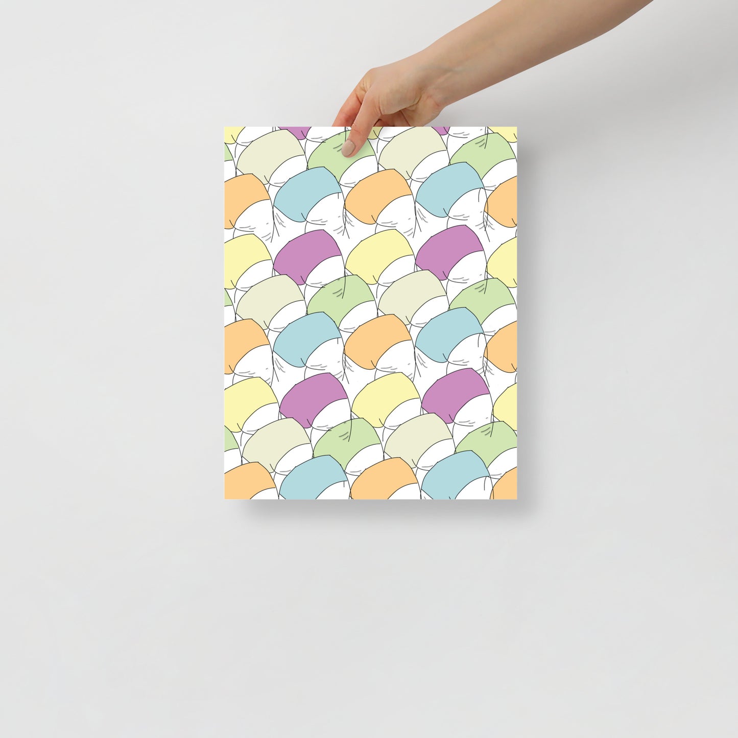 Repeating Booties Art Print