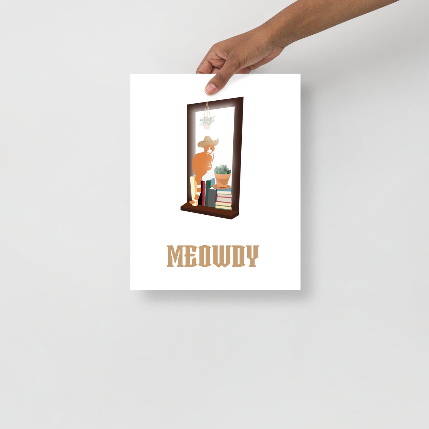 Meowdy Art Print