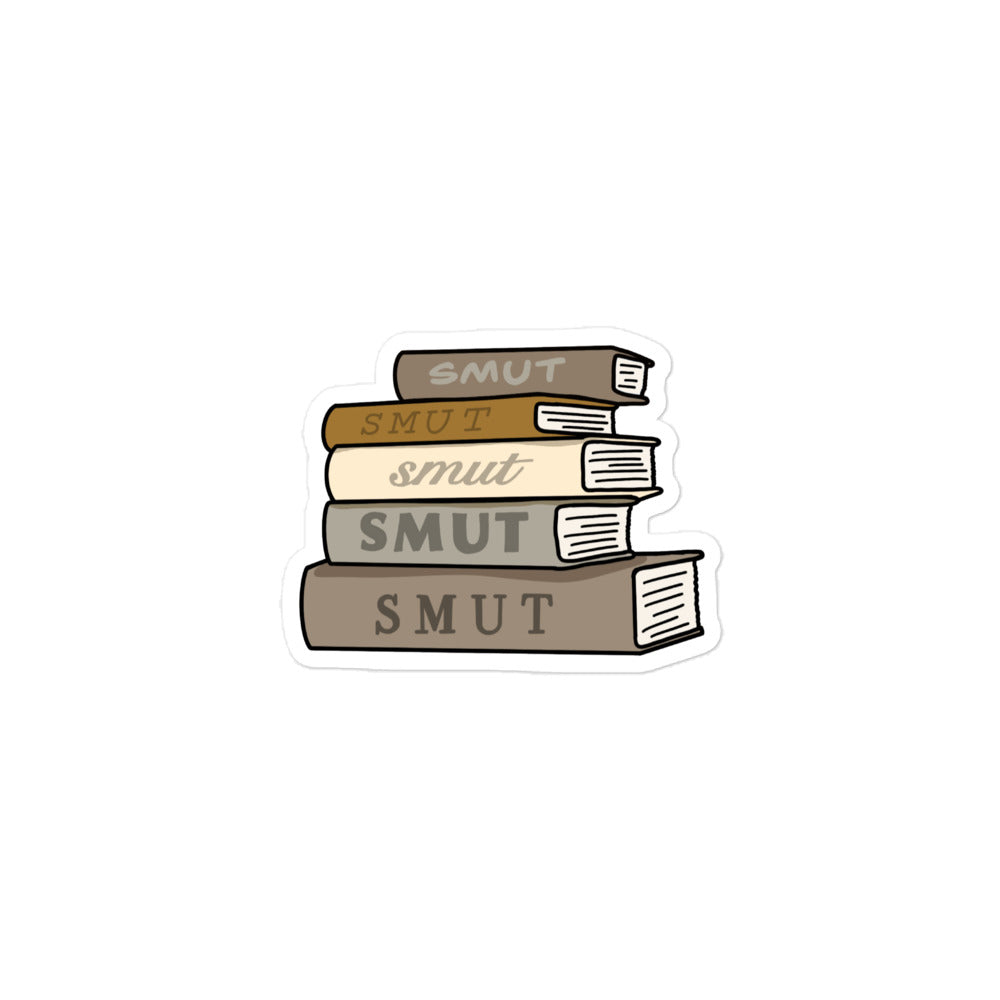 Smut Book Stack Sticker