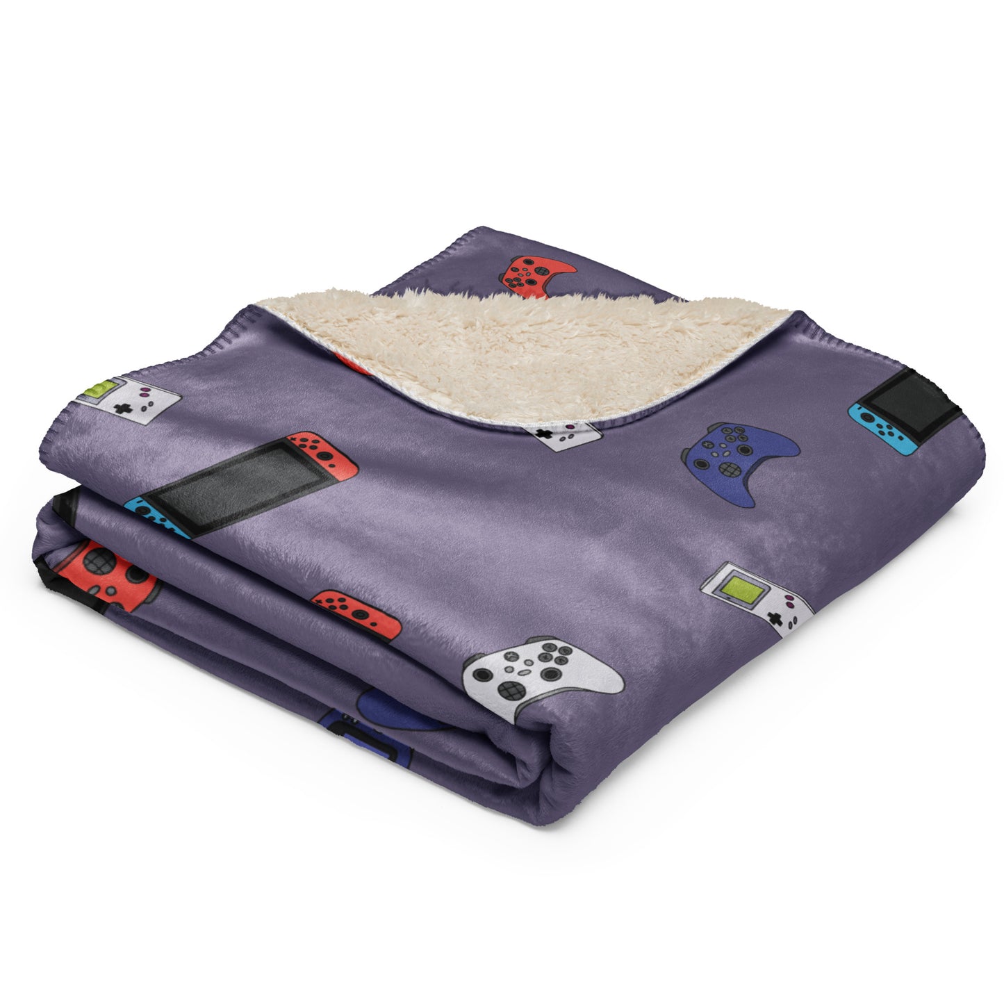 Very Serious Gamer Blanket - Purple