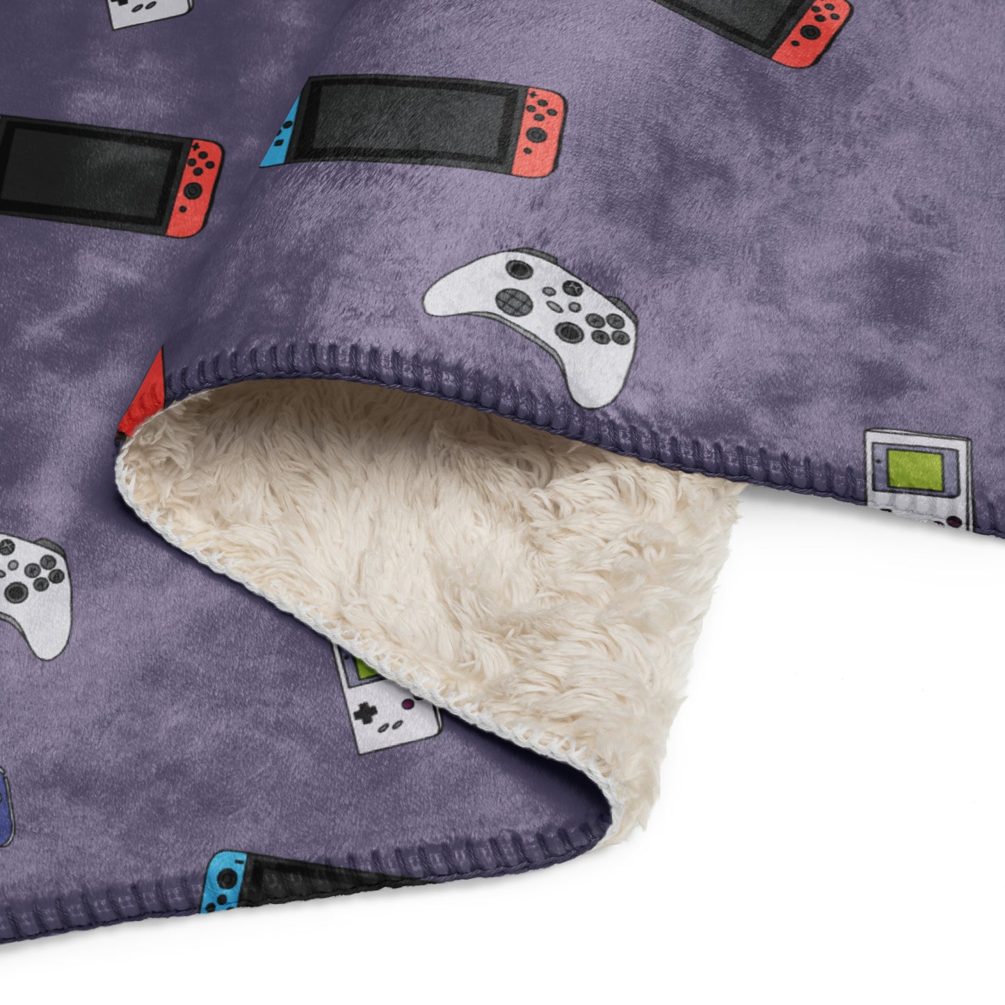 Very Serious Gamer Blanket - Purple