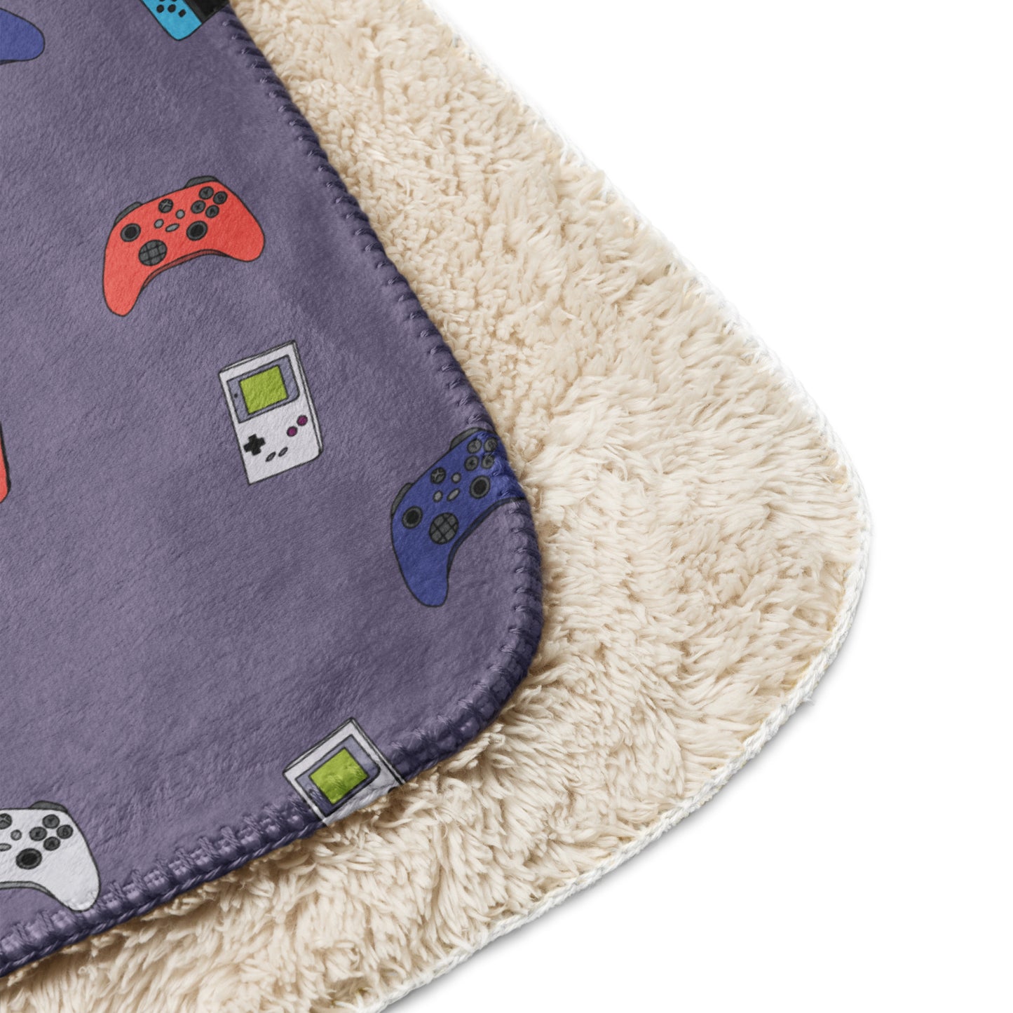 Very Serious Gamer Blanket - Purple