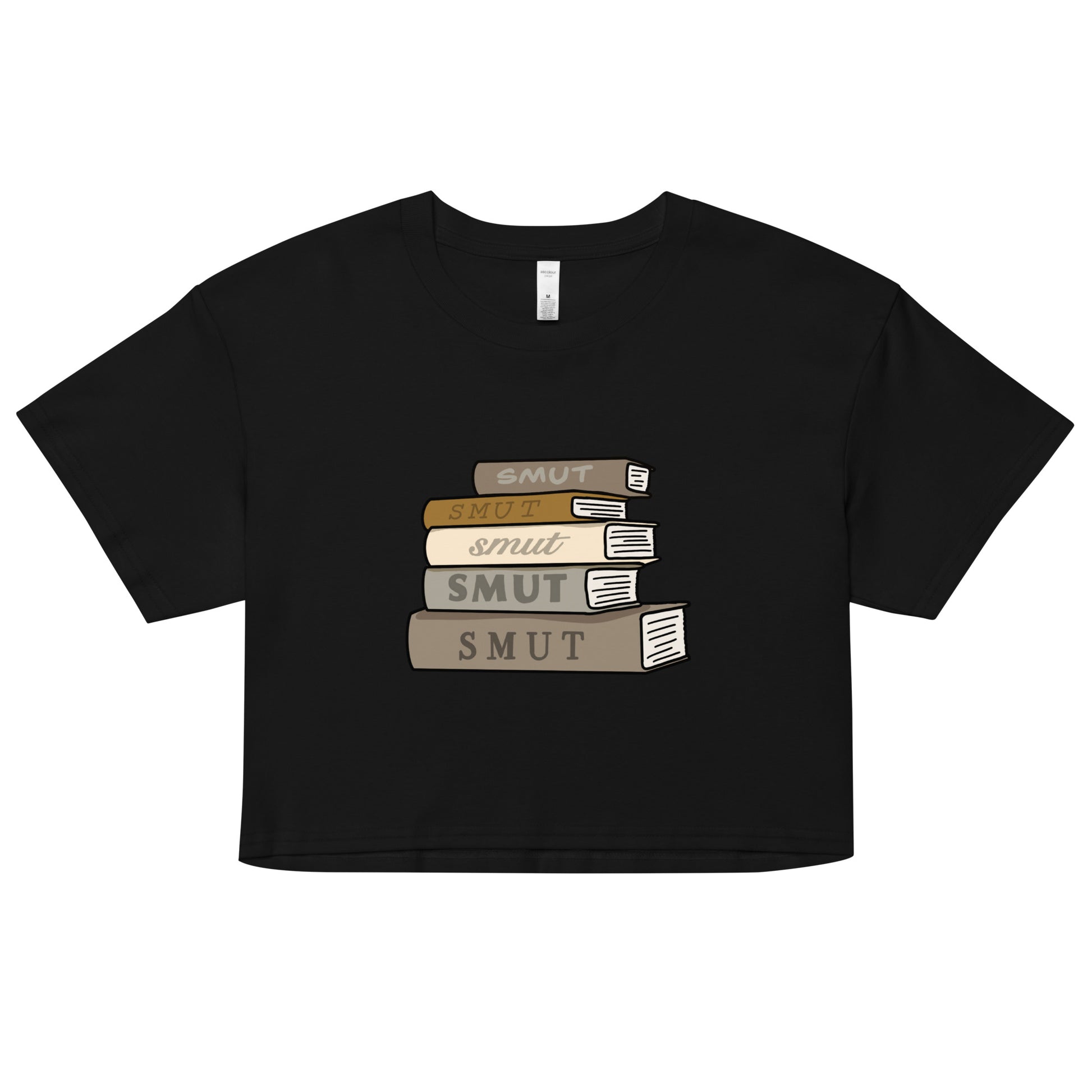 Smut Book Stack Crop Top – Abdostract